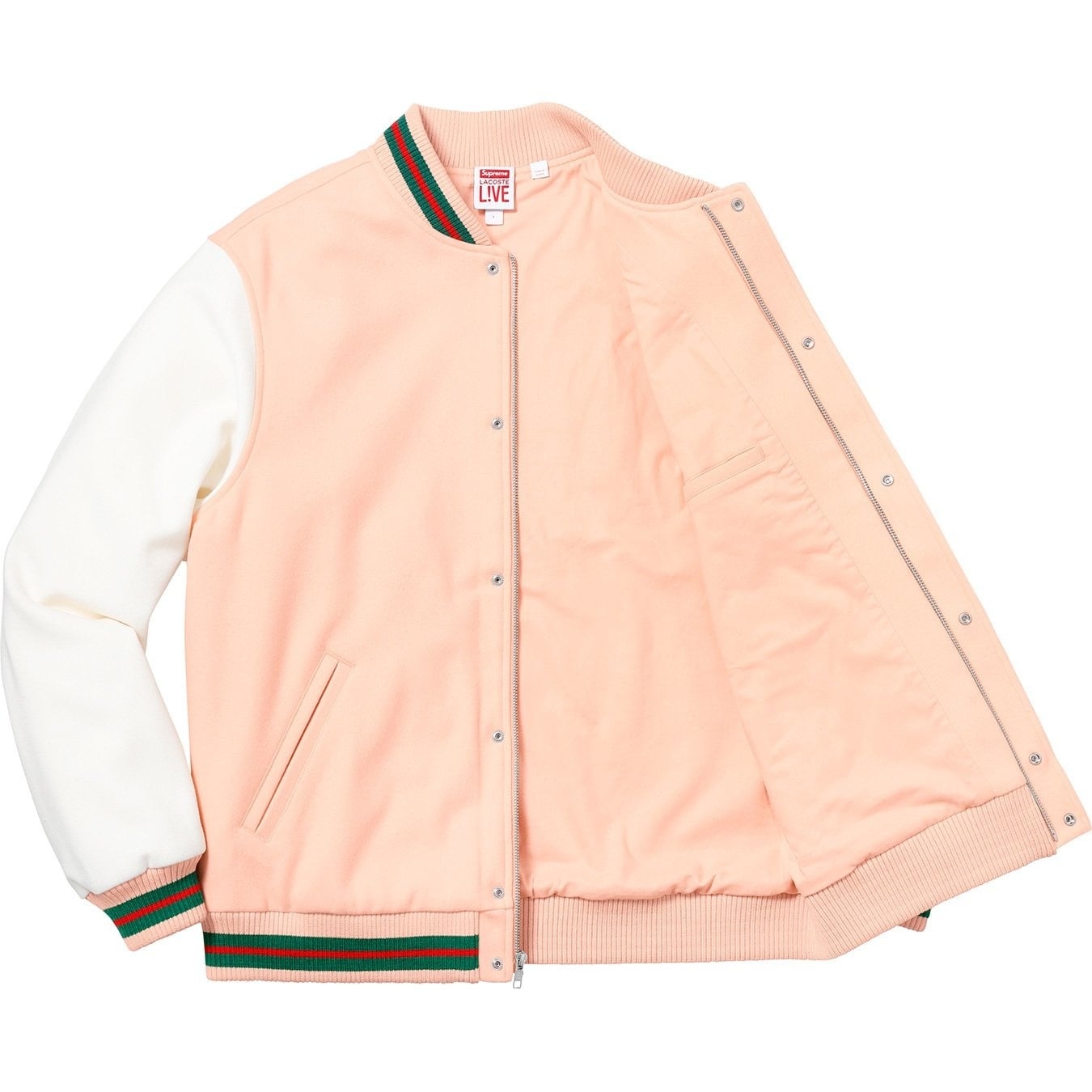 Supreme®/LACOSTE Wool Varsity Jacket view 8